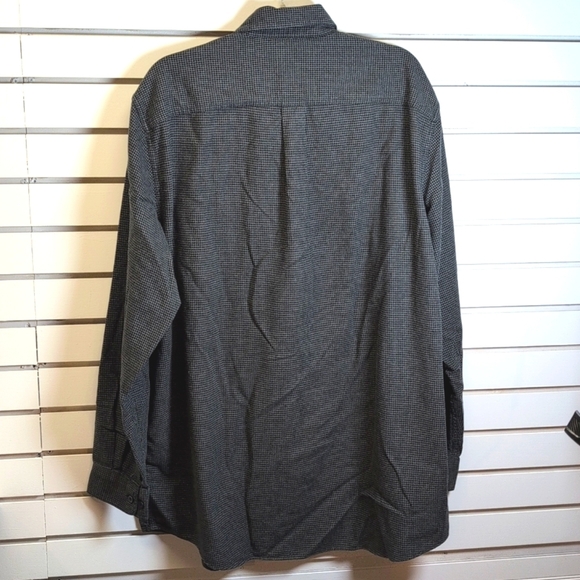 L.L.Bean Men's Wicked Good Flannel Shirt, Traditional Fit, Houndstooth Size XLT - Picture 4 of 7